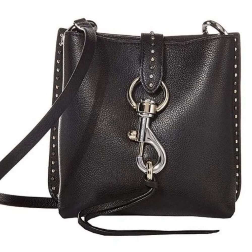 NWOT Rebecca Minkoff Black Mini Bucket Bag with Studs